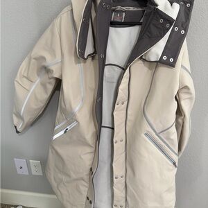 Free people rain jacket size small